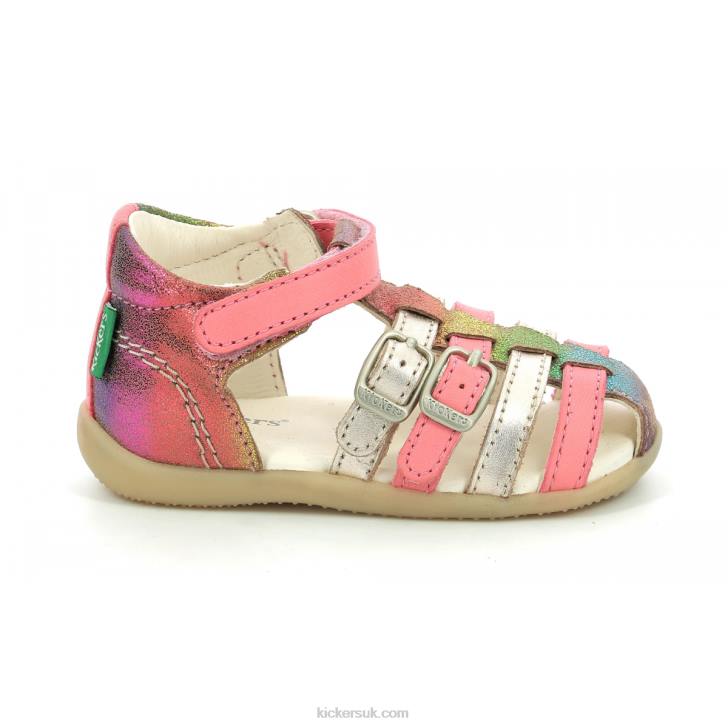 Bigkro Pink Metallized Kickers ZDBR594 Kids