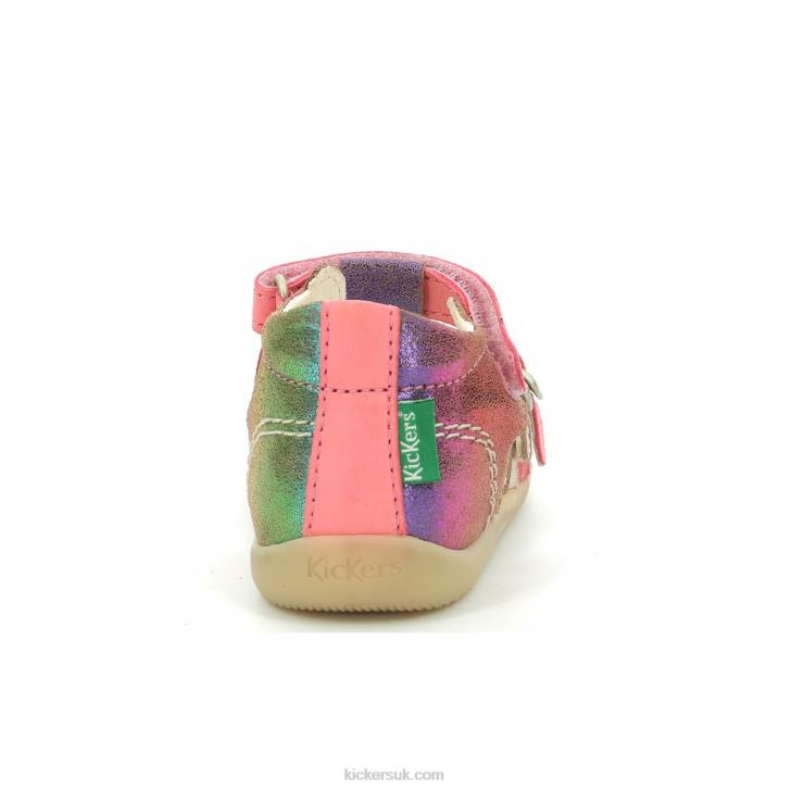 Bigkro Pink Metallized Kickers ZDBR594 Kids