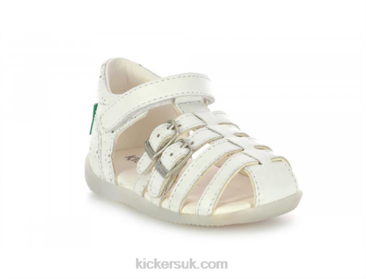 Bigkro White Perfo Kickers ZDBR534 Kids