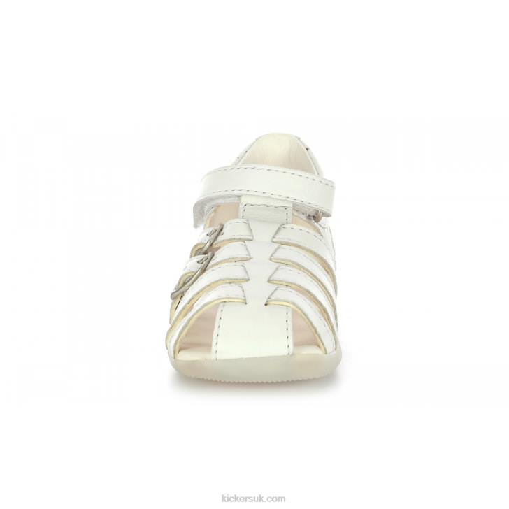 Bigkro White Perfo Kickers ZDBR534 Kids