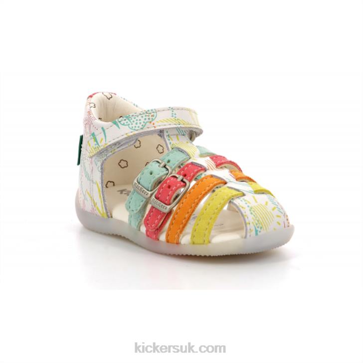 Bigkro White Sunshine Kickers ZDBR705 Kids