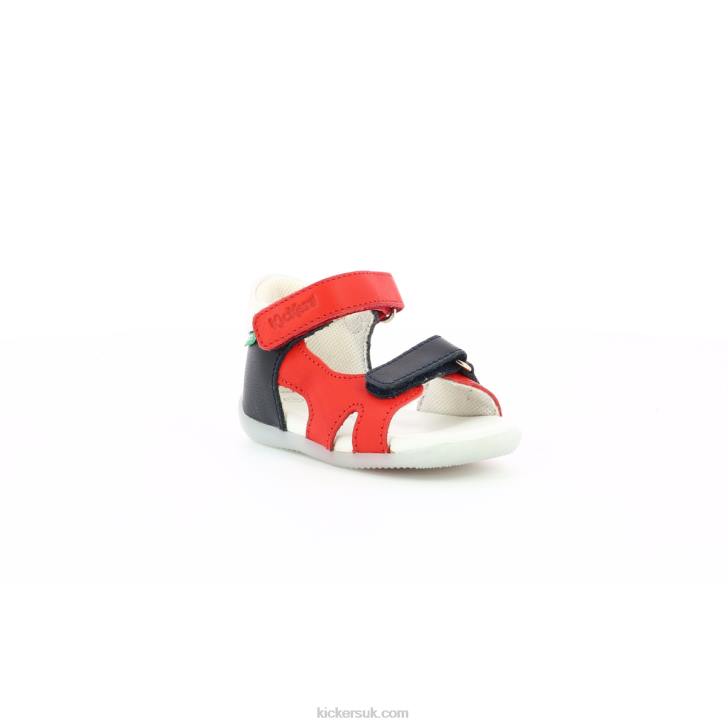 Binsia-2 Navy Red White Kickers ZDBR761 Kids