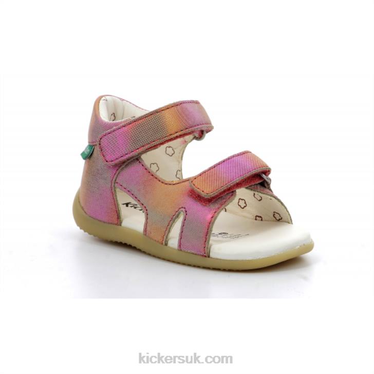 Binsia-2 Pink Rainbow Kickers ZDBR609 Kids