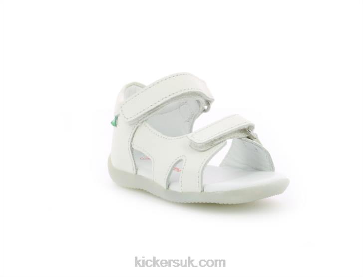 Binsia-2 White Kickers ZDBR411 Kids