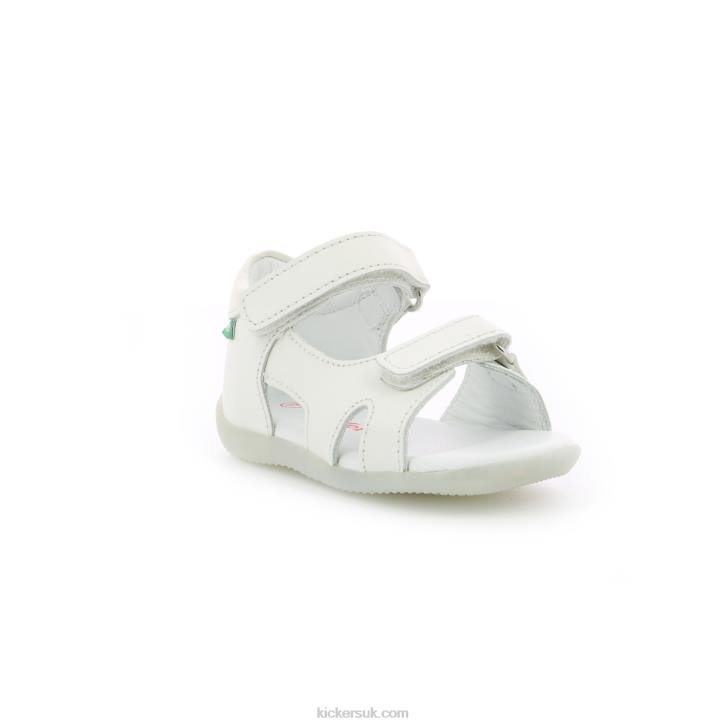 Binsia-2 White Kickers ZDBR411 Kids