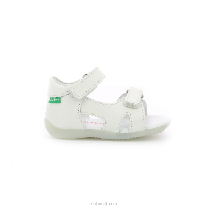 Binsia-2 White Kickers ZDBR411 Kids