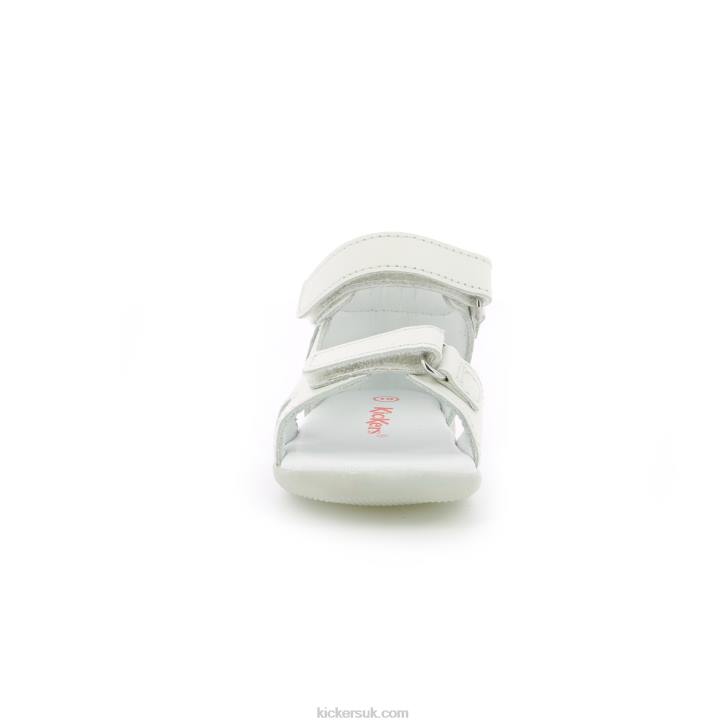 Binsia-2 White Kickers ZDBR411 Kids