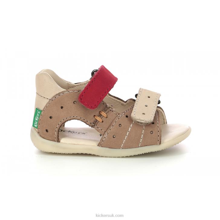 Boping-2 Beige Red Kickers ZDBR433 Kids