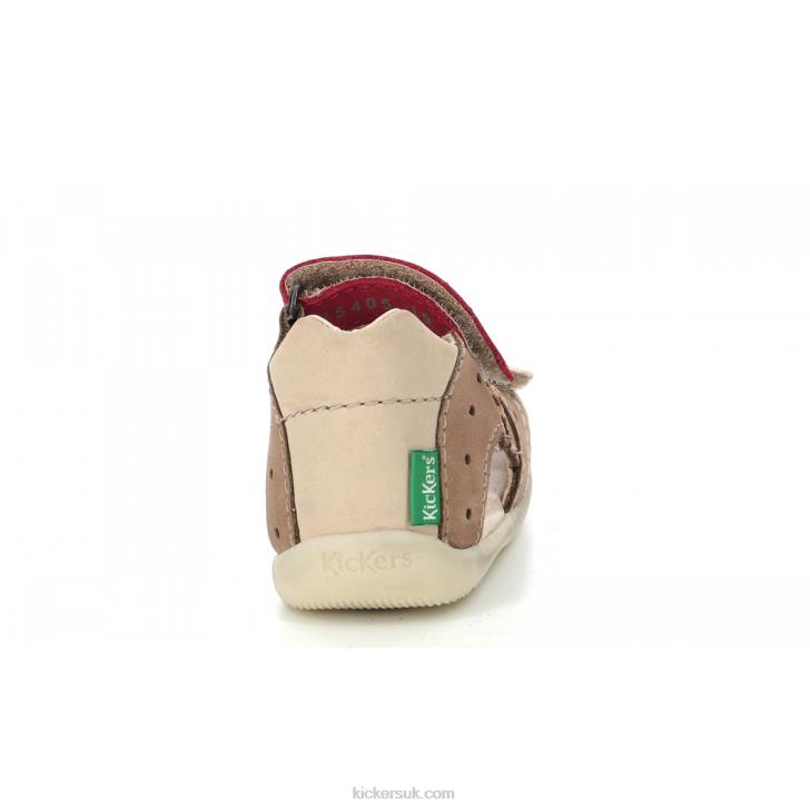 Boping-2 Beige Red Kickers ZDBR433 Kids