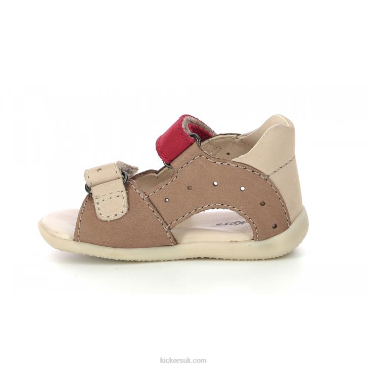Boping-2 Beige Red Kickers ZDBR433 Kids