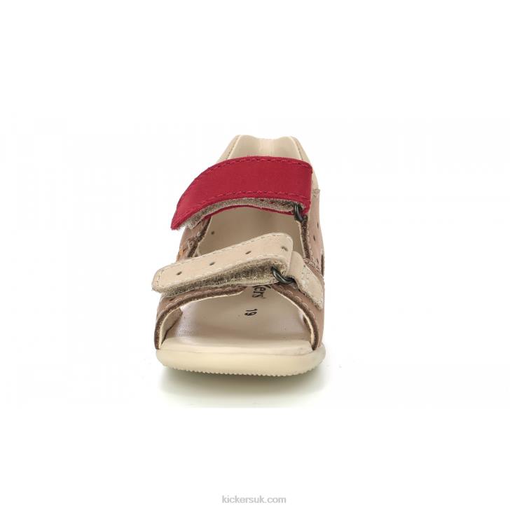 Boping-2 Beige Red Kickers ZDBR433 Kids