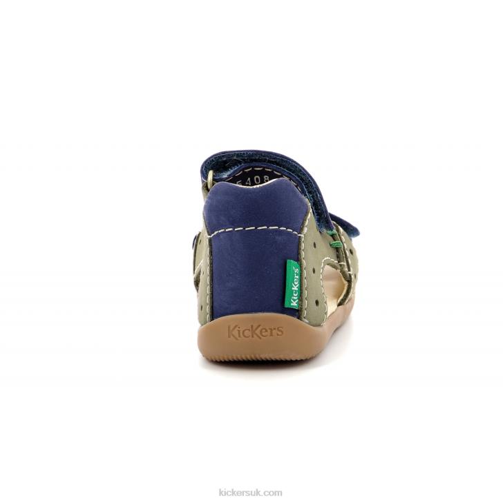 Boping-2 Khaki Blue Kickers ZDBR664 Kids