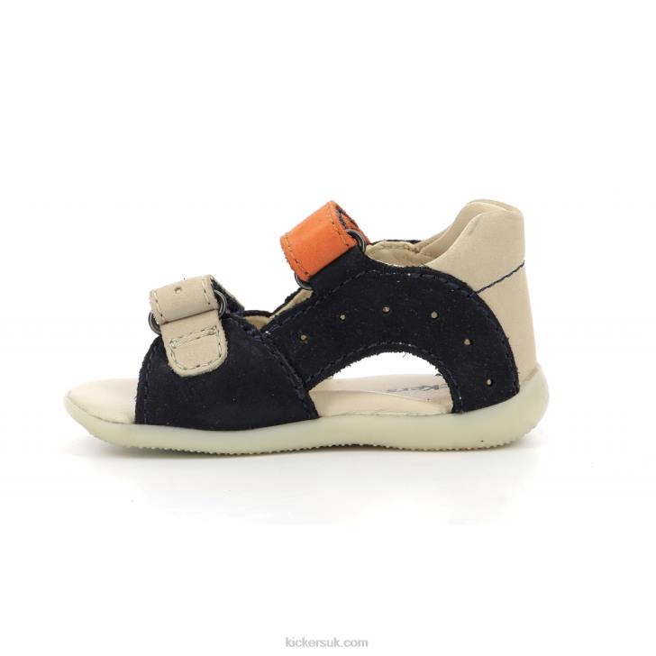 Boping-2 Navy Beige Orange Kickers ZDBR434 Kids