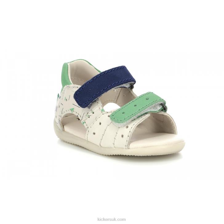 Boping-2 White Blue Green Marina Kickers ZDBR439 Kids