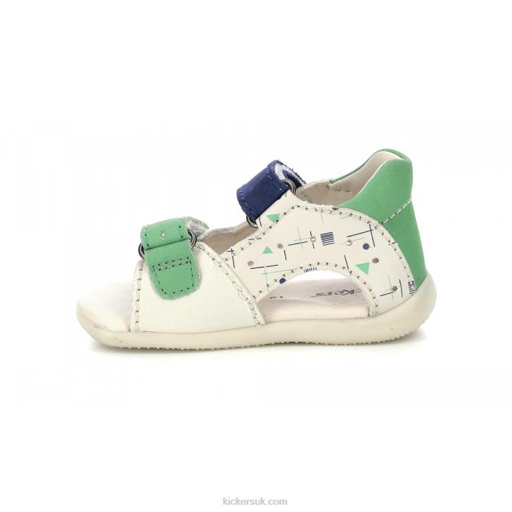 Boping-2 White Blue Green Marina Kickers ZDBR439 Kids