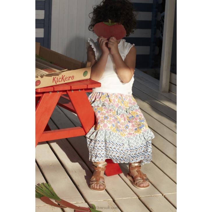 Cosak Brown Gold Kickers ZDBR477 Kids