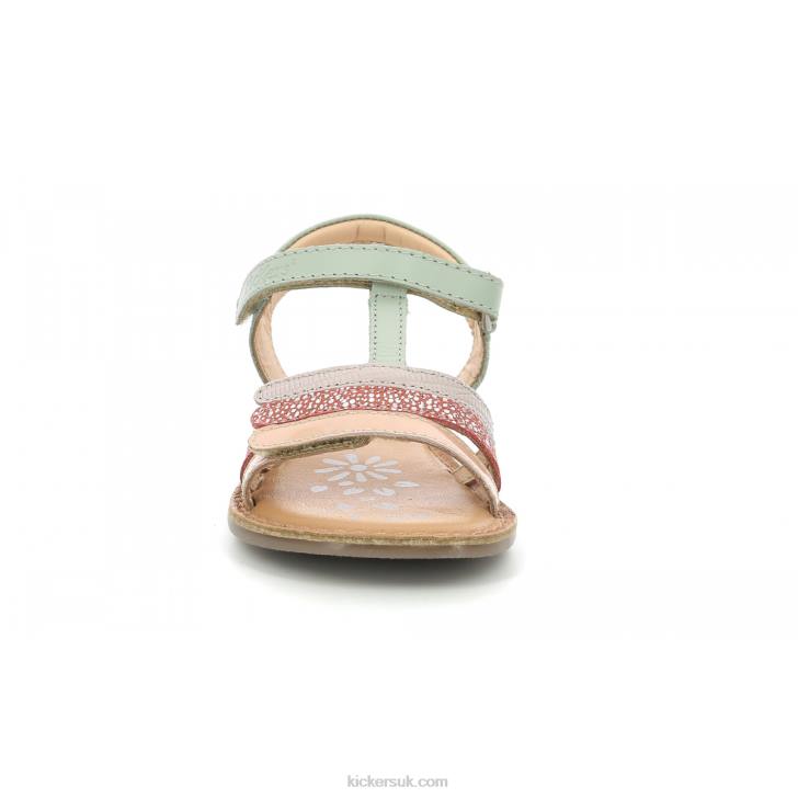 Diamanto Light Green Pink Purple Kickers ZDBR425 Kids