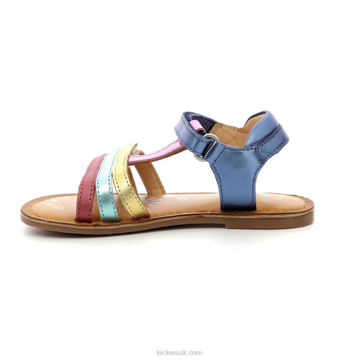 Diamanto Navy Metal Multico Kickers ZDBR527 Kids