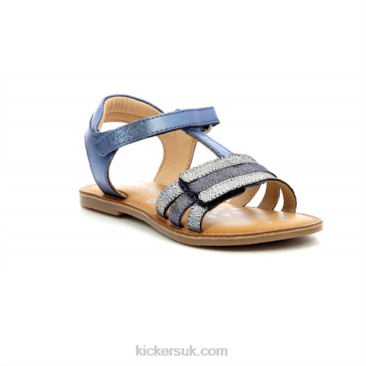 Diamanto Navy Metallized Kickers ZDBR636 Kids