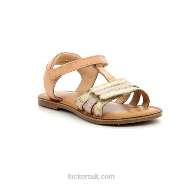 Diamanto Nude Metallized Kickers ZDBR521 Kids