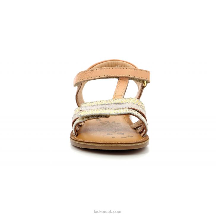 Diamanto Nude Metallized Kickers ZDBR521 Kids