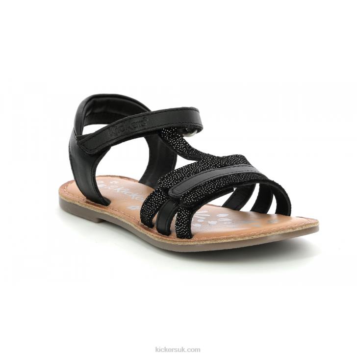 Diamanto Shiny Black Kickers ZDBR499 Kids