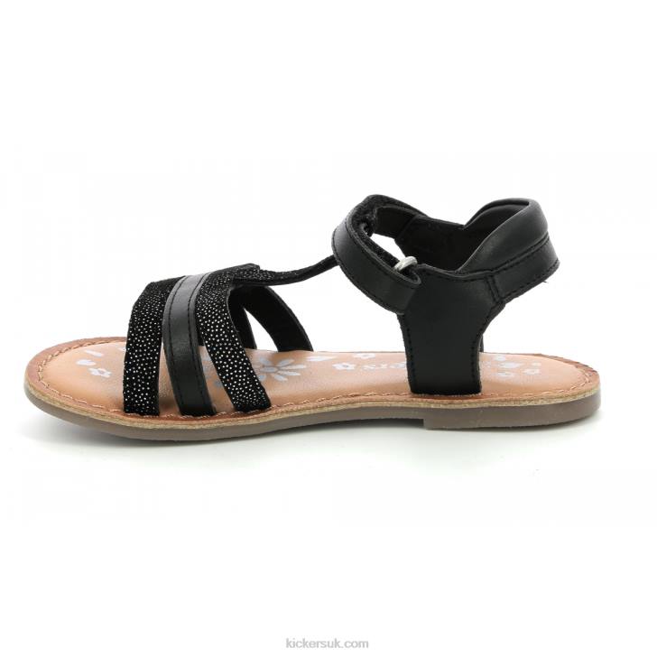 Diamanto Shiny Black Kickers ZDBR499 Kids