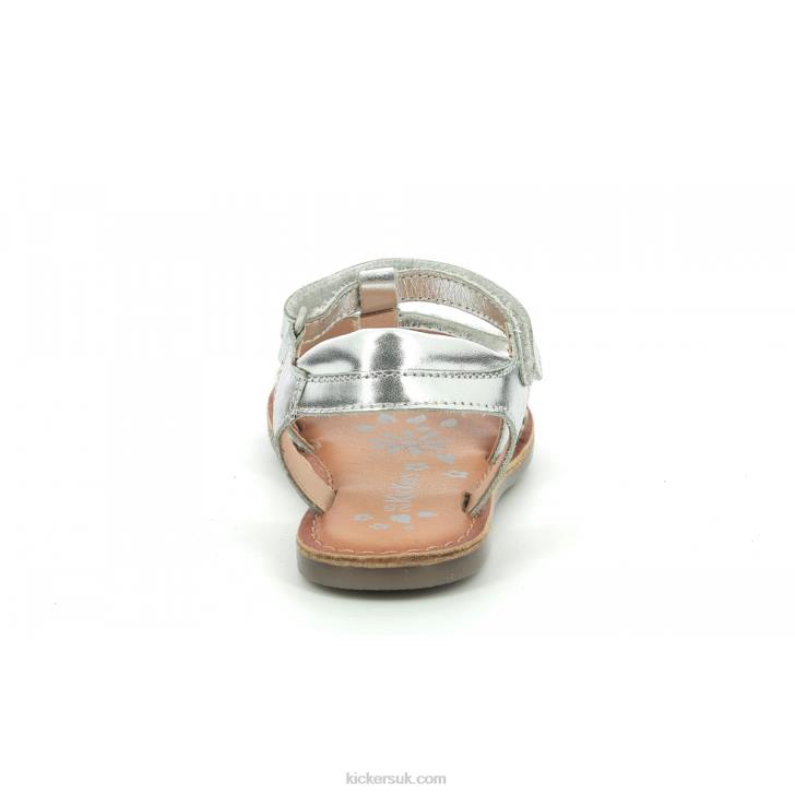 Diamanto White Silver Printed Kickers ZDBR681 Kids