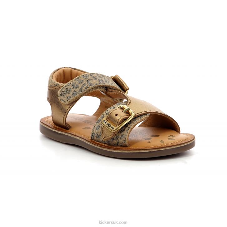 Diazz Bronze Leopard Kickers ZDBR568 Kids