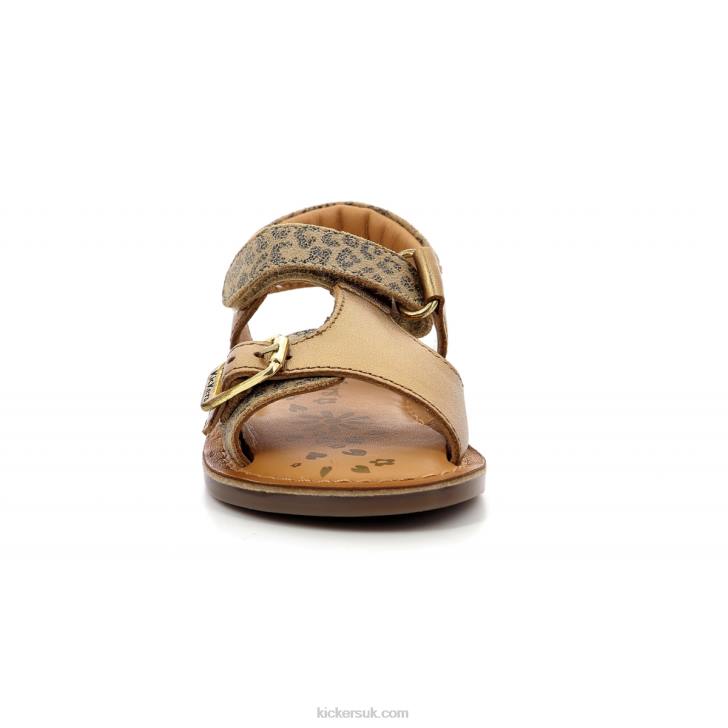 Diazz Bronze Leopard Kickers ZDBR568 Kids