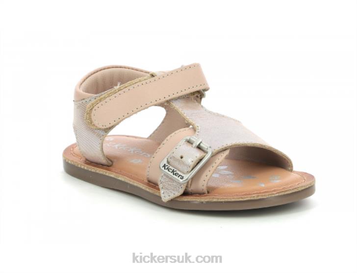 Diazz Light Pink Metallized Kickers ZDBR554 Kids