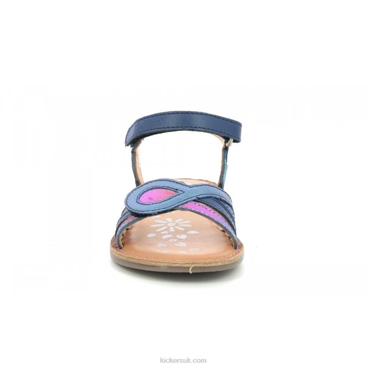 Disposa Dark Blue Metallized Kickers ZDBR472 Kids