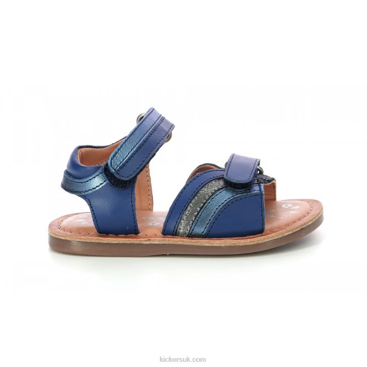 Divizza Dark Blue Metallized Kickers ZDBR656 Kids