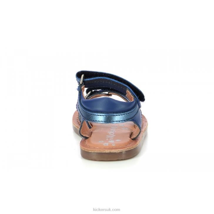 Divizza Dark Blue Metallized Kickers ZDBR656 Kids