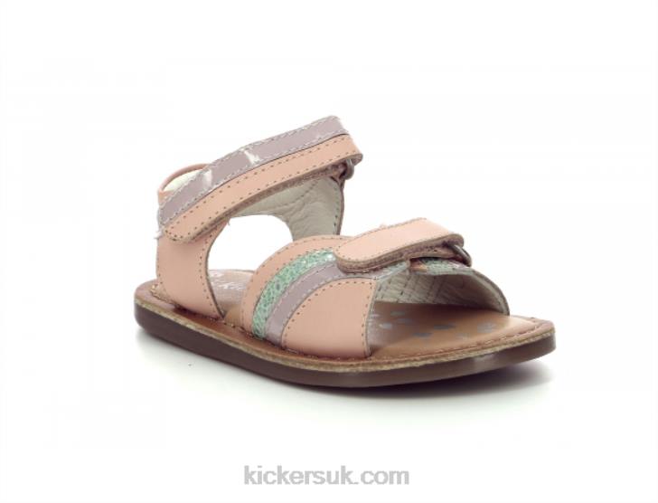 Divizza Light Pink Purple Green Kickers ZDBR560 Kids