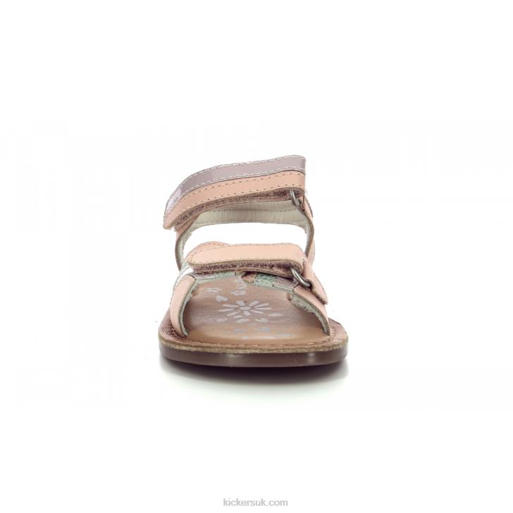 Divizza Light Pink Purple Green Kickers ZDBR560 Kids