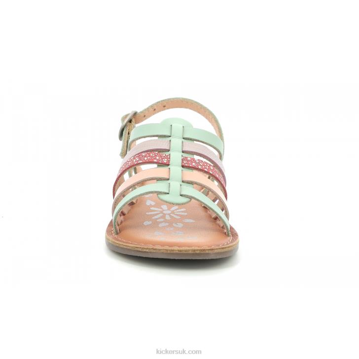 Dixon Light Green Pink Purple Kickers ZDBR422 Kids