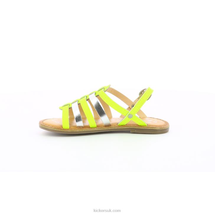 Dixon Yellow Neon Silver Kickers ZDBR408 Kids