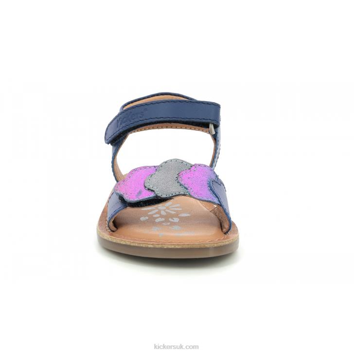 Dyastar Dark Blue Metallized Kickers ZDBR628 Kids