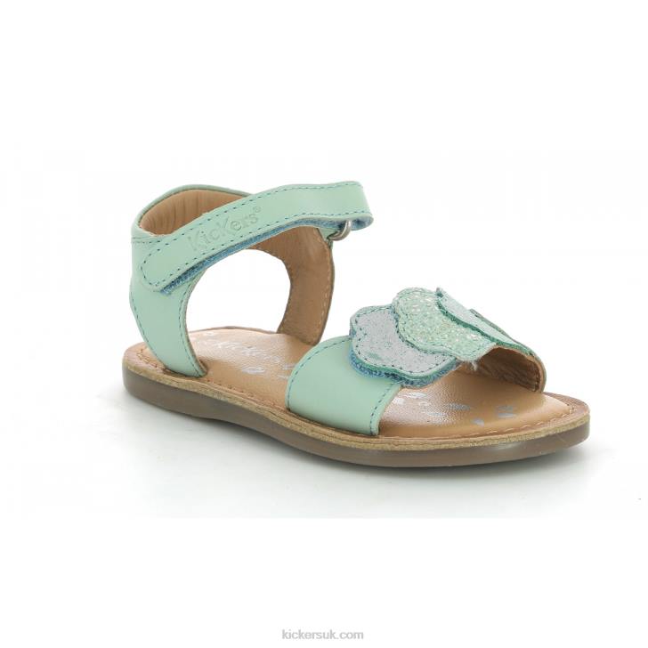 Dyastar Light Green Metallized Kickers ZDBR600 Kids