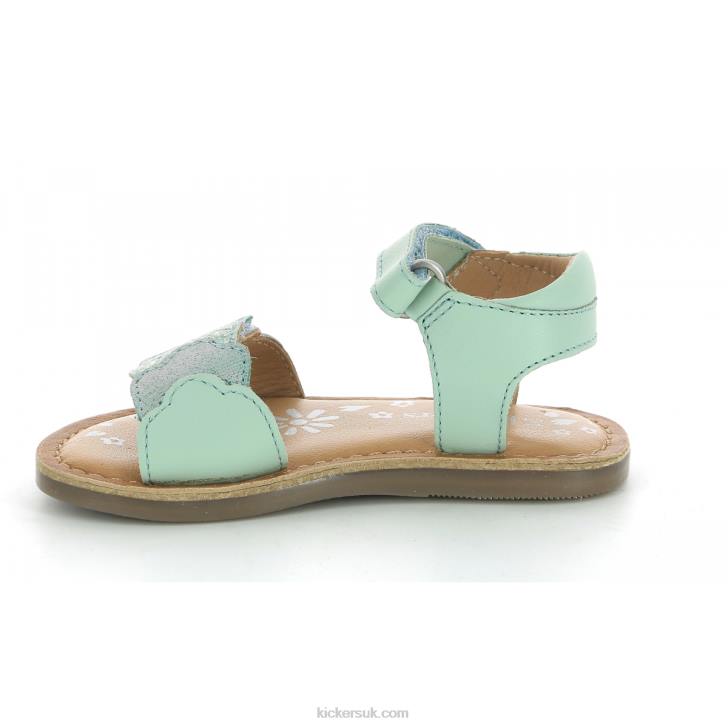 Dyastar Light Green Metallized Kickers ZDBR600 Kids