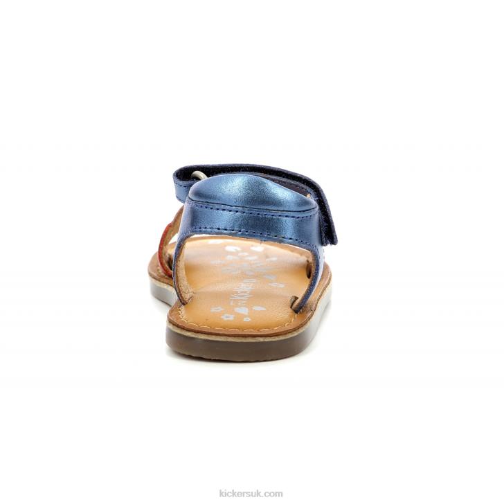 Dyastar Navy Metal Multico Kickers ZDBR625 Kids