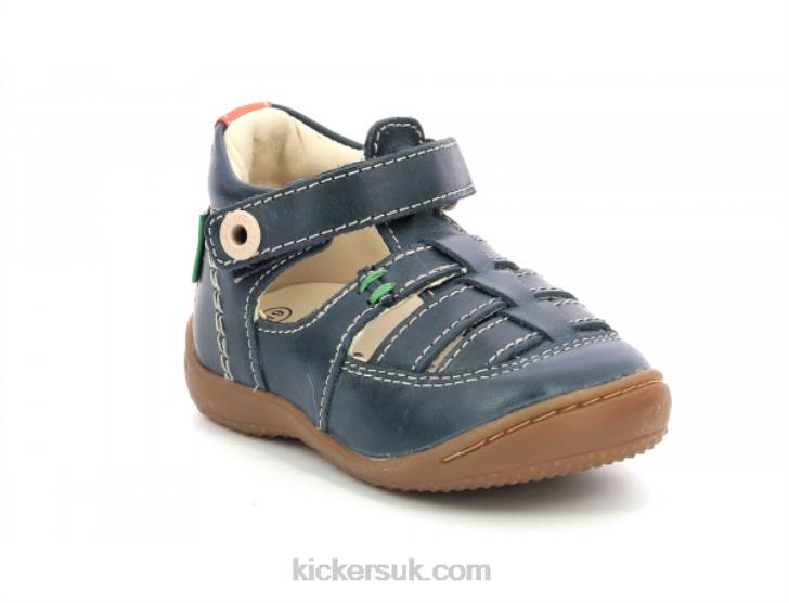 Gakick Navy Orange Kickers ZDBR427 Kids