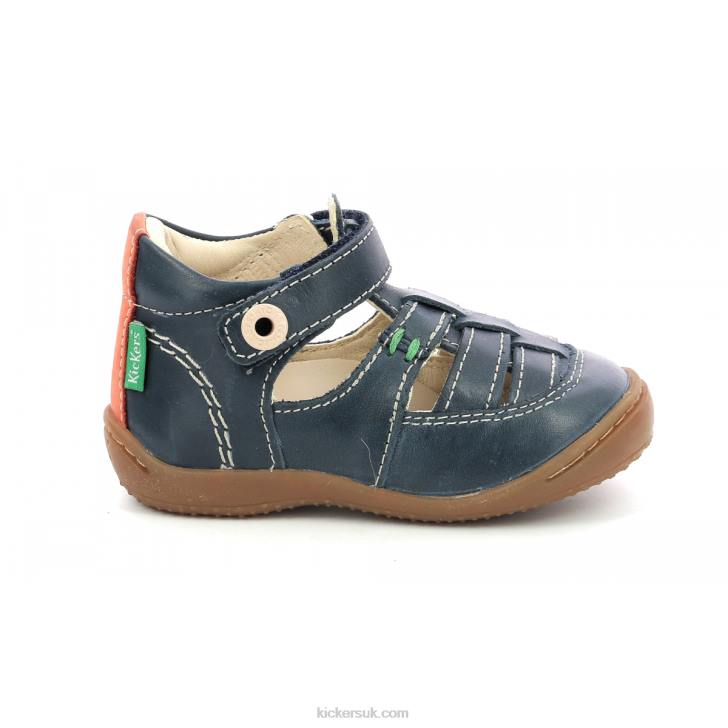 Gakick Navy Orange Kickers ZDBR427 Kids
