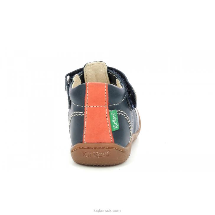 Gakick Navy Orange Kickers ZDBR427 Kids