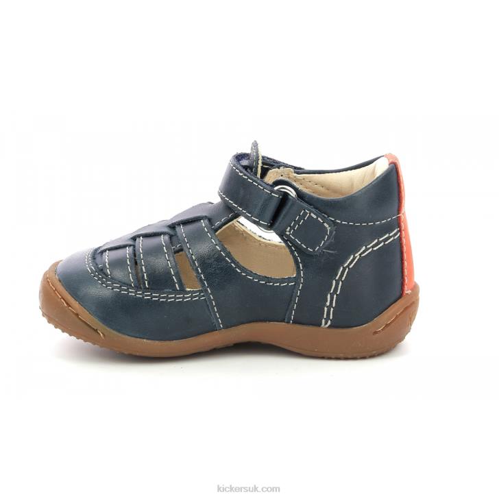 Gakick Navy Orange Kickers ZDBR427 Kids