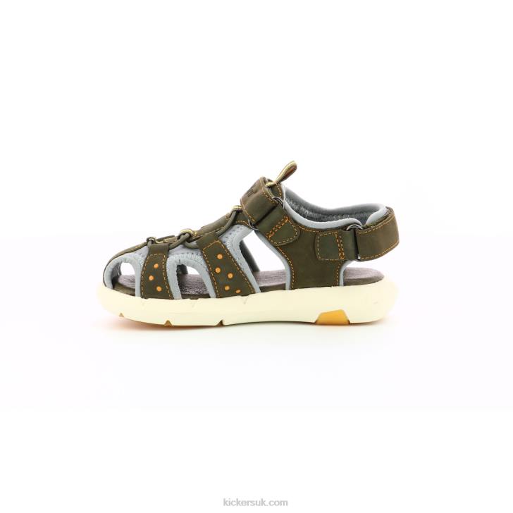 Jumange Khaki Yellow Kickers ZDBR493 Kids