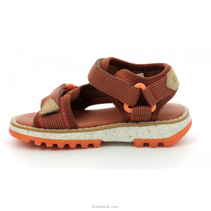 Kickclock Brown Orange Kickers ZDBR500 Kids
