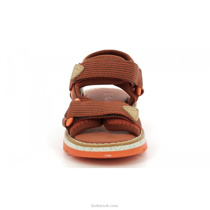 Kickclock Brown Orange Kickers ZDBR500 Kids
