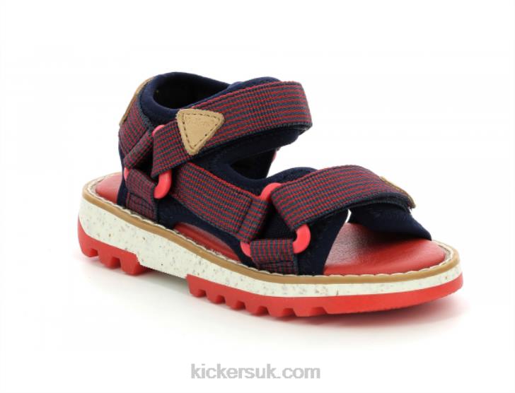 Kickclock Red Navy Kickers ZDBR501 Kids
